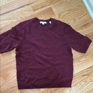 Vince Crewneck Sweater Short Sleeves EUC